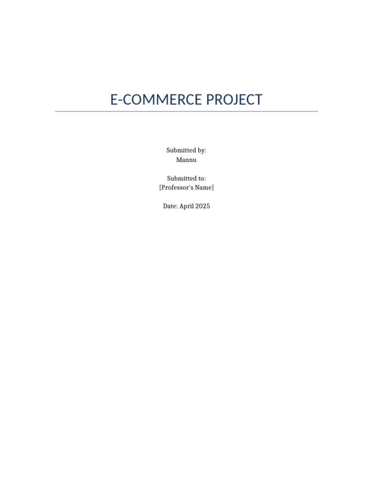 Comprehensive Guide to E-Commerce | PDF | E Commerce | Business Economics