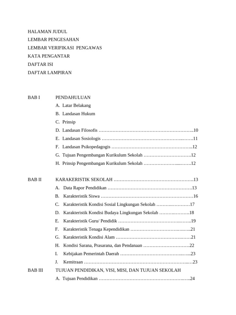 Daftar Isi | PDF