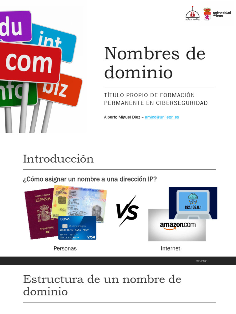 Introducción a los Sistemas DNS | PDF | sistema de nombres de dominio ...