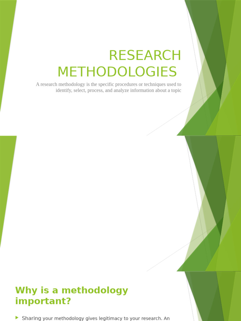 Research Methodology Essentials Guide | PDF | Methodology | Evaluation