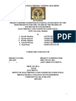 3G Based Electronic Voting Machine: Deptt of Electronics and Communication Engg Dronacharya College of Engineering