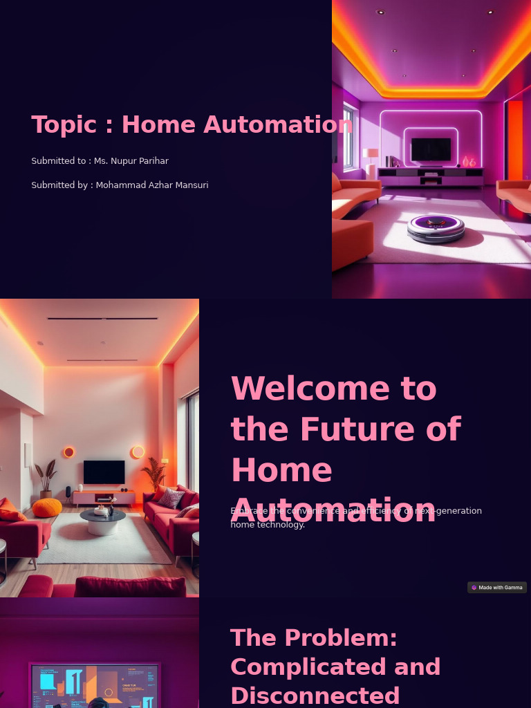 Topic Home Automation | PDF | Home Automation | Automation