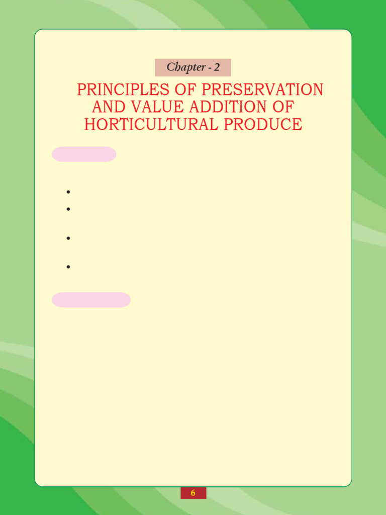 Principles of Fruit and Vegetable Preservation | PDF | Food ...