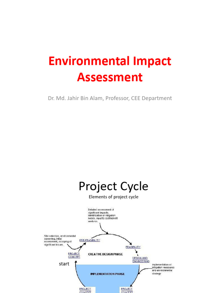 EIA for SUST-2024 | PDF | Life Cycle Assessment | Environmental Impact ...