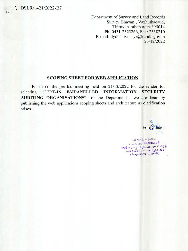 Scoping Sheet for Web Application | PDF | Geographic Information System ...