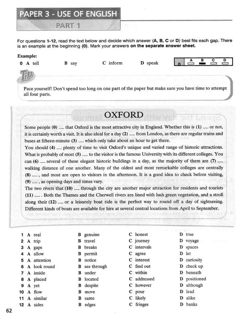 提取自 practice exam papers | PDF
