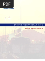 Vessel Requirements: Op Notice To Shipping No. N-1-2012