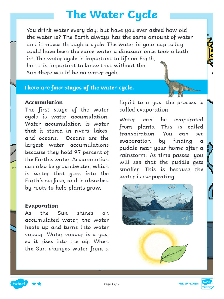 Understanding the Water Cycle | PDF | Water | Water Cycle