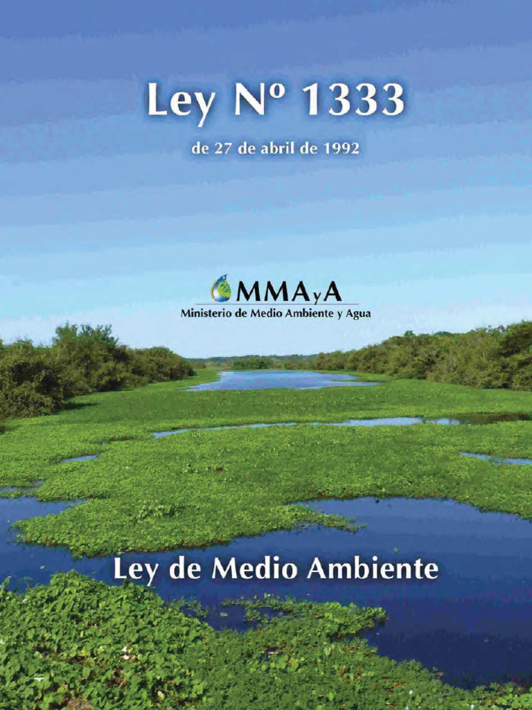 Ley 1333 | PDF | Sustentabilidad | Entorno natural