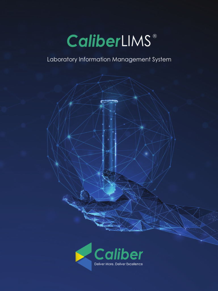 CaliberLIMS: Empowering Paperless Labs | PDF | Enterprise Resource ...