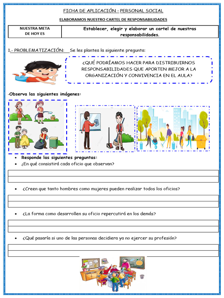 FICHA DE Sesion 8 PERSONAL SOCIAL | PDF
