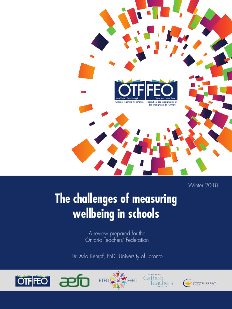 The Challenges of Measuring Wellbeing in Schools Winter 2017 Web | PDF ...