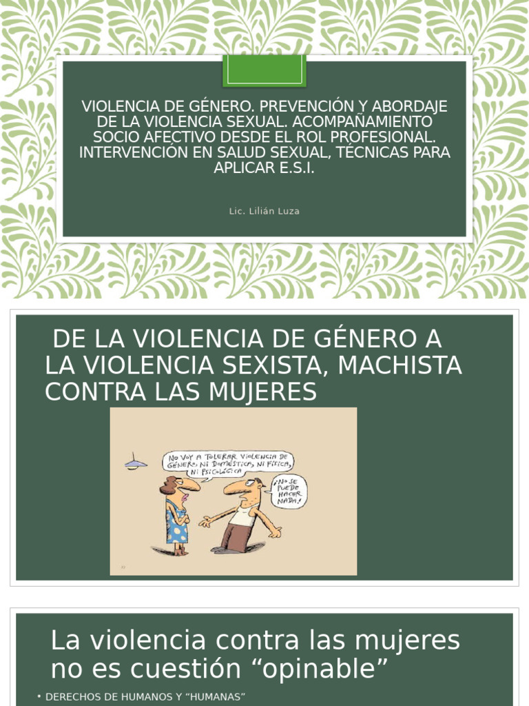 Violencia de Género | PDF | La violencia contra las mujeres | Violencia