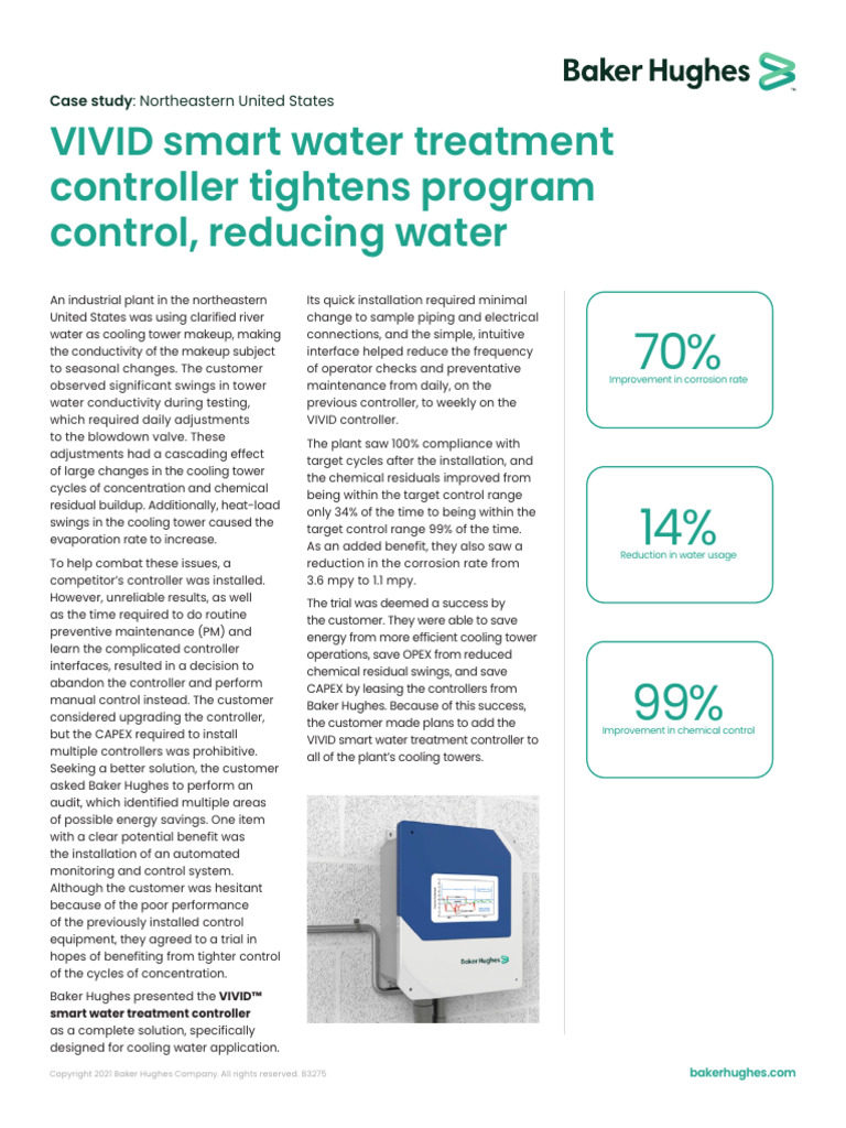 Vivid Smart Water Treatment Controller Na Cs | PDF