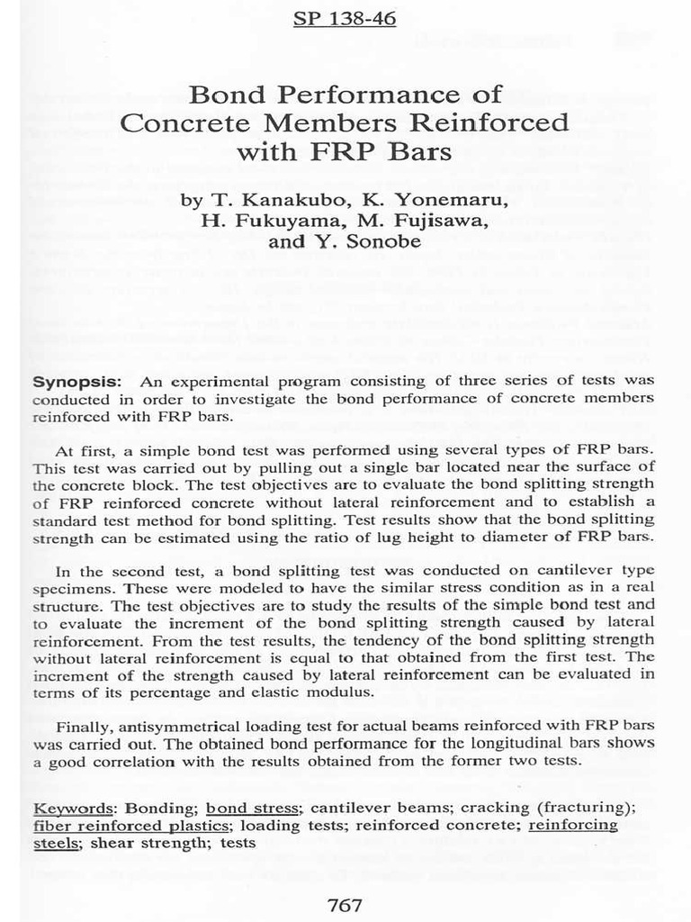31 Kanakubo - FRP Barsbond Performance of Concrete Members Reinforced ...