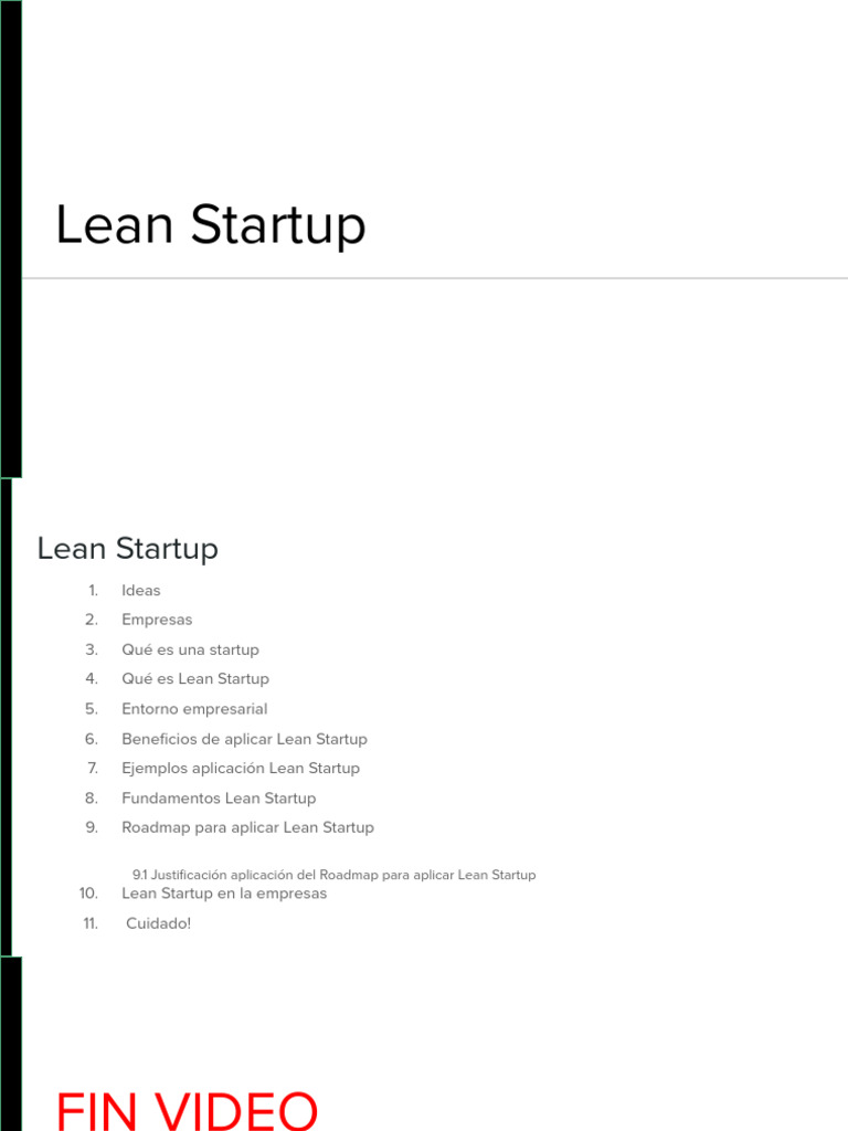 Guía Completa sobre Lean Startup | PDF | Lean Startup | Empresa de inicio