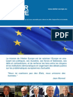 Brochure Atelier-Europe 2012