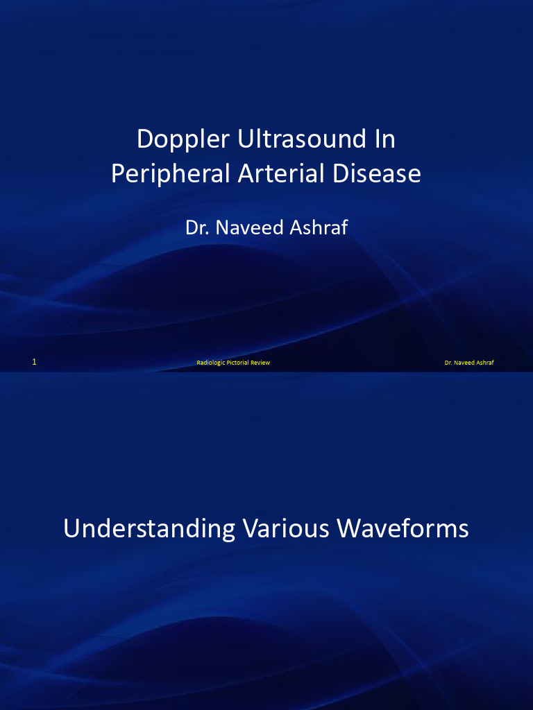Doppler Ultrasound For Arteries | PDF | Cardiovascular System | Medical ...