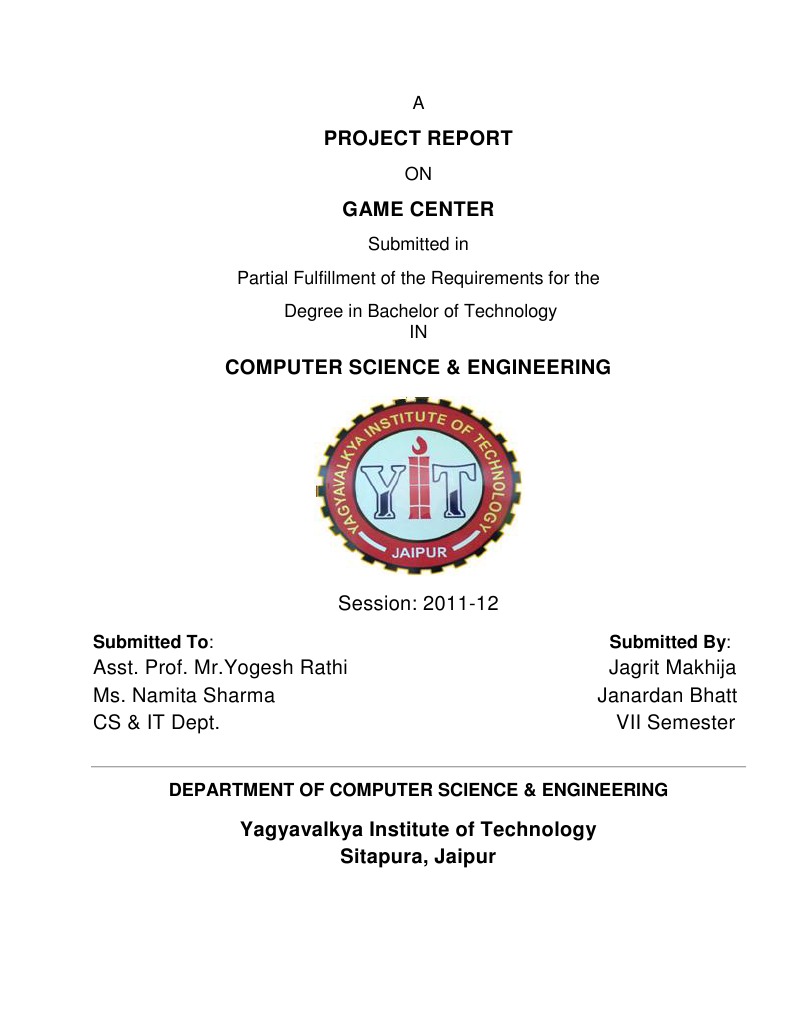 Project Report | PDF | Software Development Process | Server (Computing)