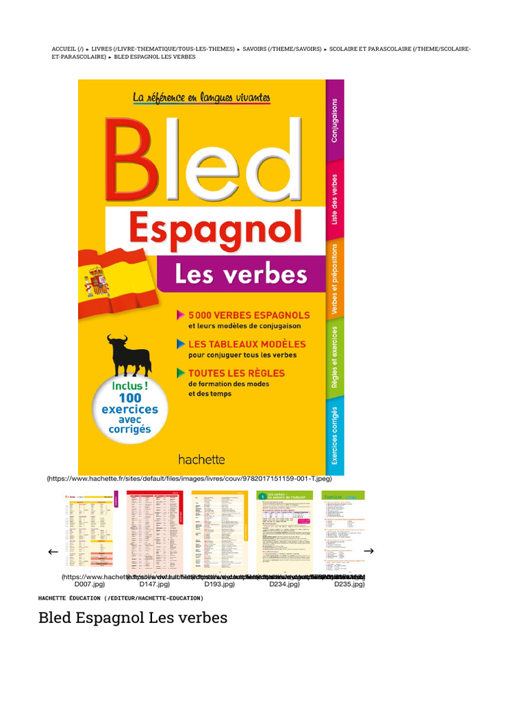 Conjugaison des verbes espagnols | PDF | Verbe | Linguistique