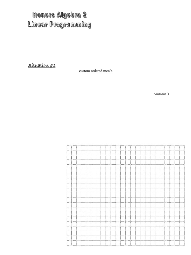 Linear Programming Applications | PDF | Mathematical Optimization ...