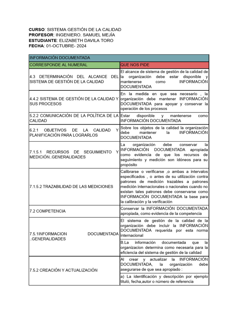 Alcance y Control en Gestión de Calidad | PDF | Gestión de la calidad ...