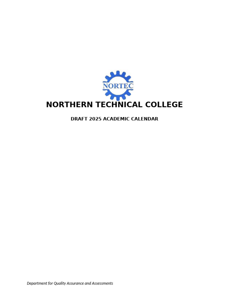 Draft 2025 Academic Calendar-2 | PDF