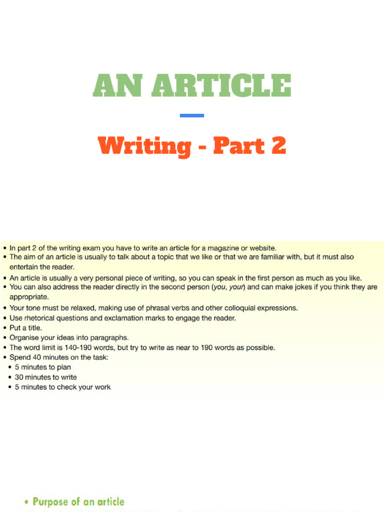Writing Techniques: Part 2 Guide | PDF