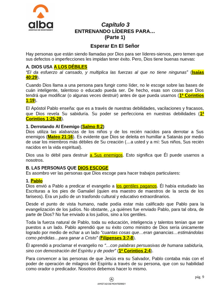 Liderazgo a través de la debilidad divina | PDF | Pablo el apóstol ...