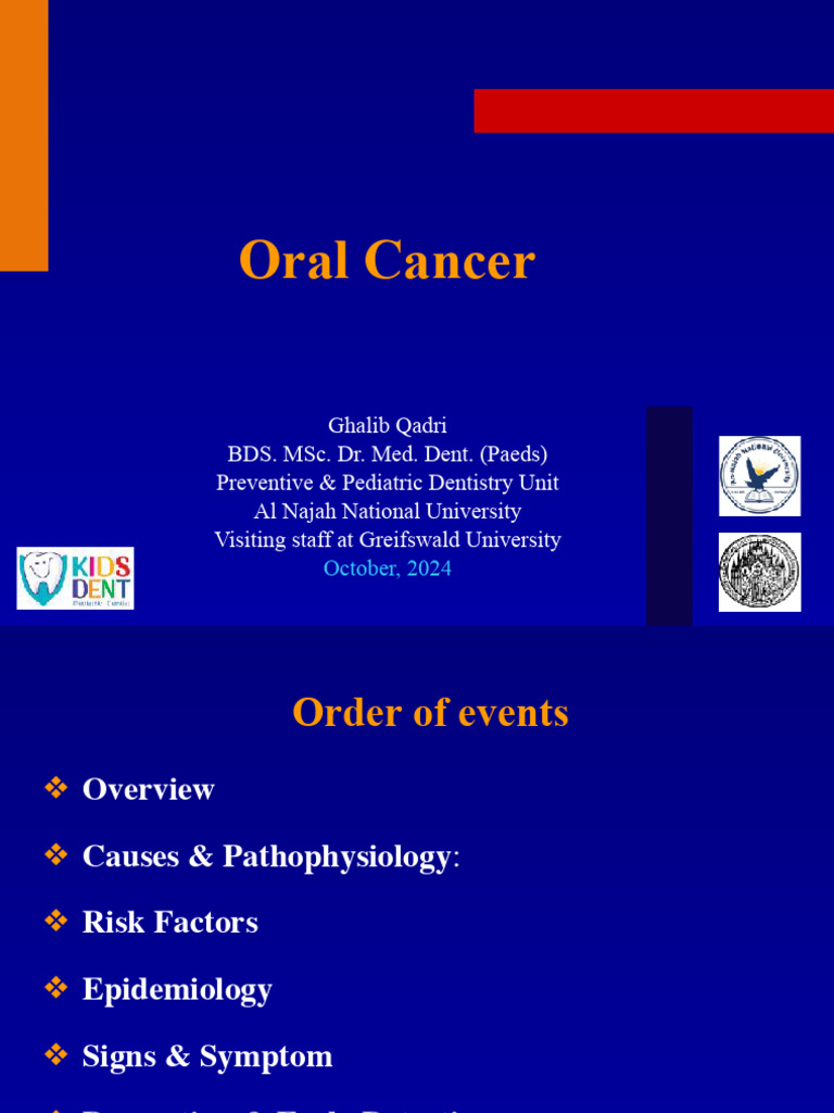 Oral Cancer: Causes, Symptoms, and Treatment | PDF | Cancer | Carcinoma