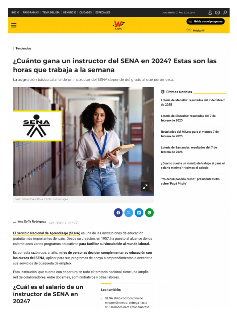 Salario Instructor SENA | PDF