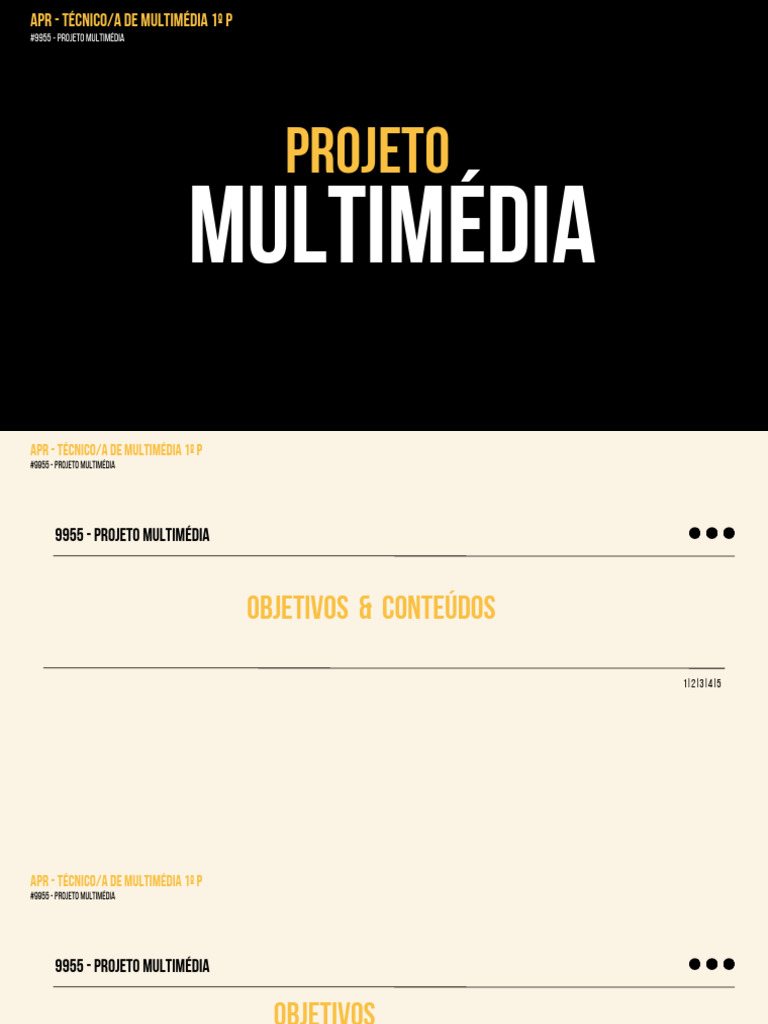 9955 - Projeto Multimédia | PDF | Cor | Tipografia