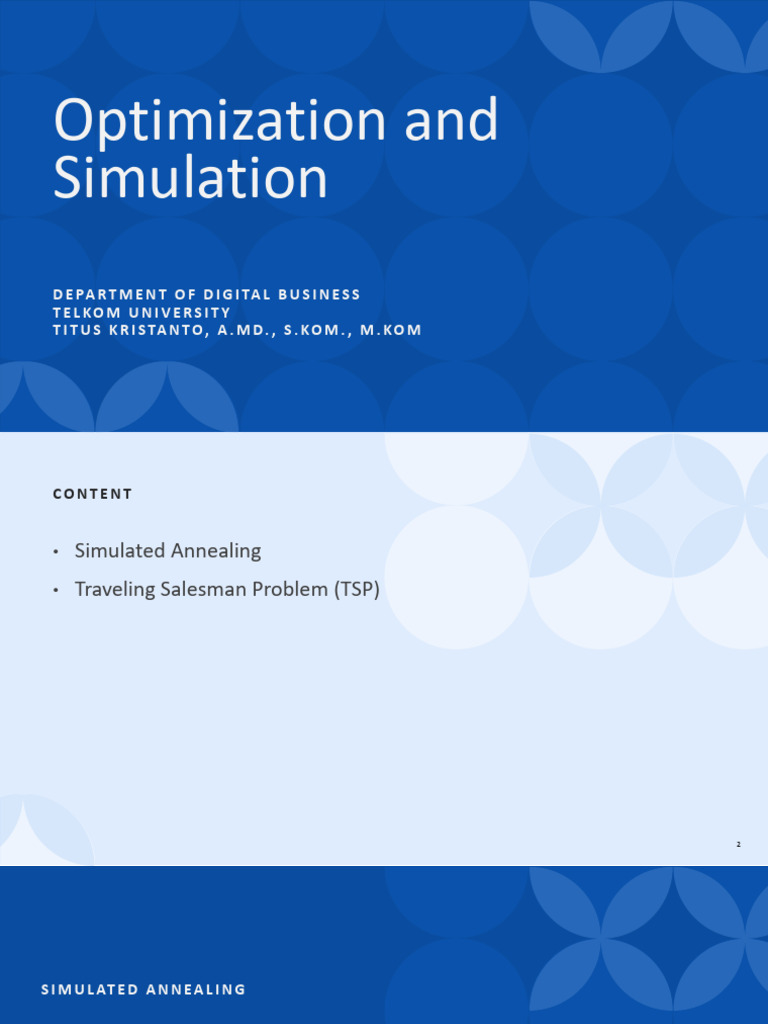 Optimasi TSP dengan Simulated Annealing | PDF
