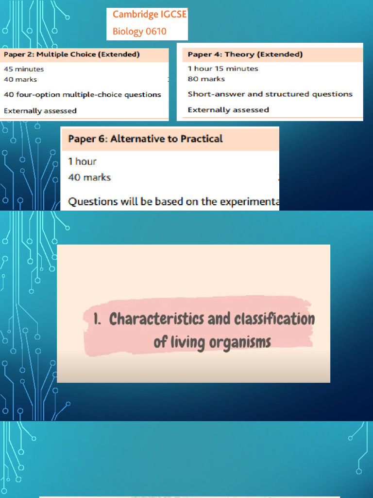 Yr 10 CH 1 Biology Cie - Classification | PDF