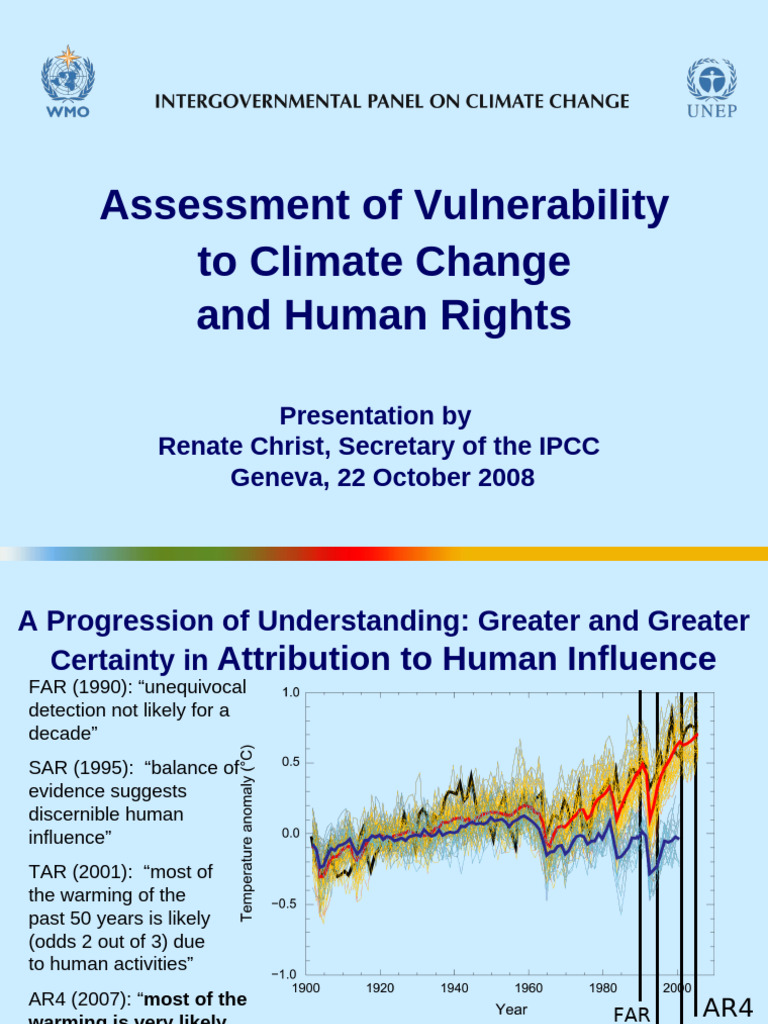 IPCCHuman rightsRC | PDF | Climate Change | Ipcc Fourth Assessment Report