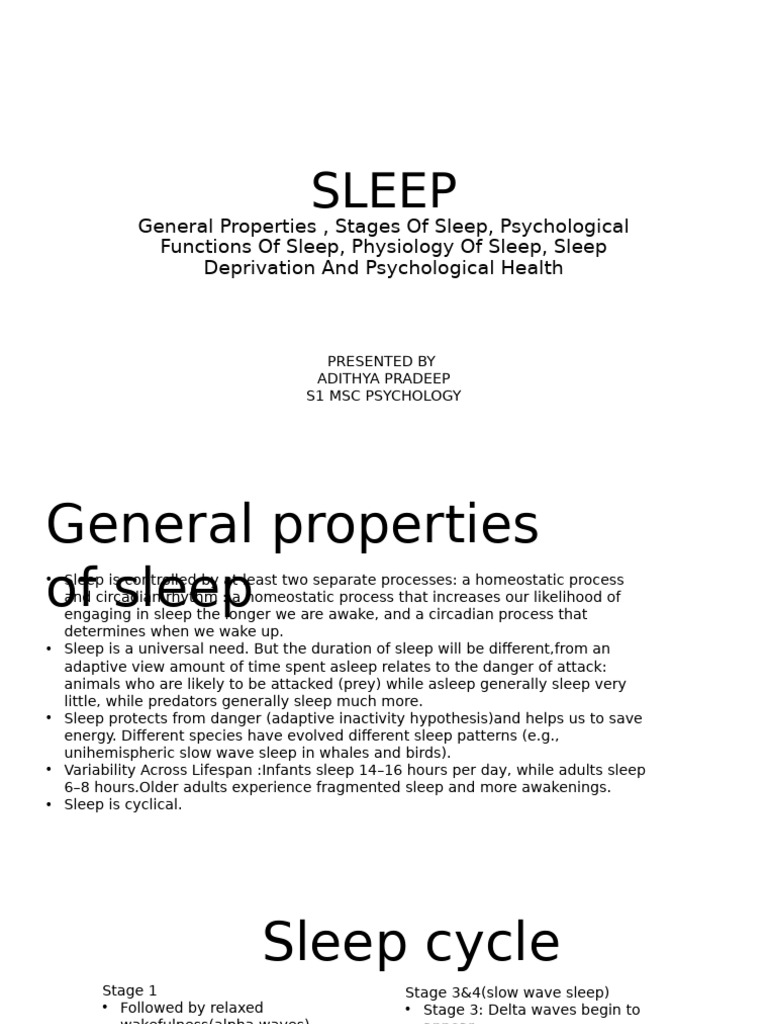 Understanding Sleep: Stages and Functions | PDF | Sleep | Rapid Eye ...