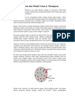 Penemuan Elektron Dan Model Atom J