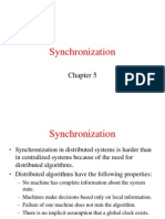 Distributed Systems Synchronization and Clocks