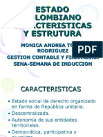 Estado Colombiano Caracteristicas y Estrutura