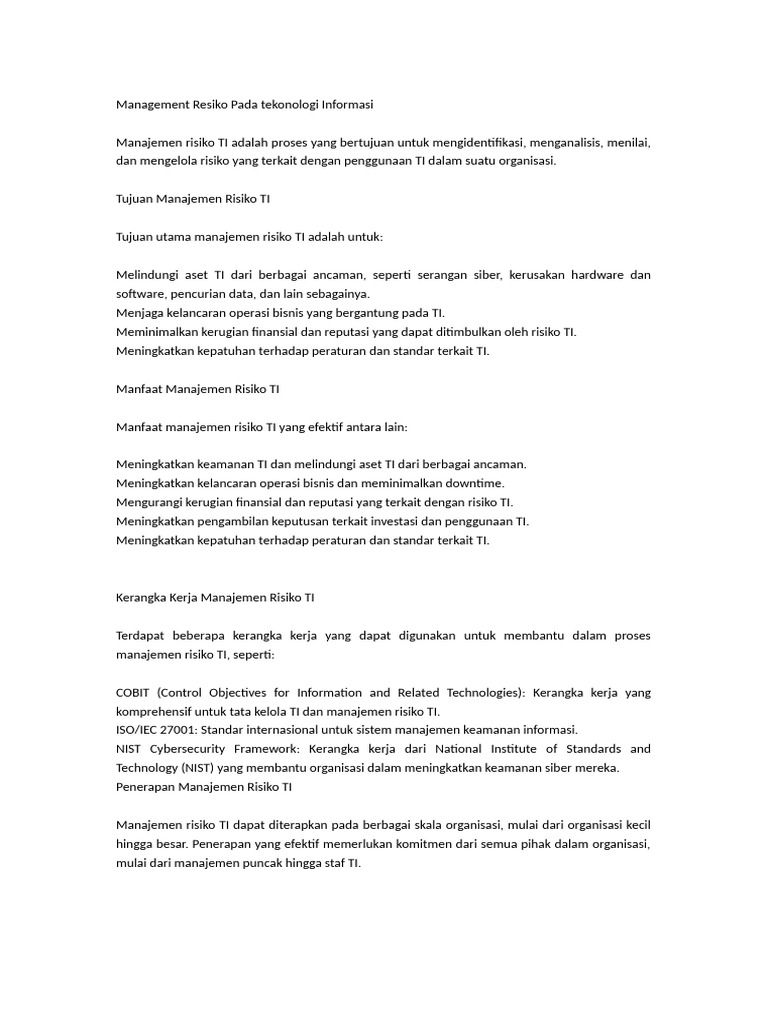 Management Resi | PDF