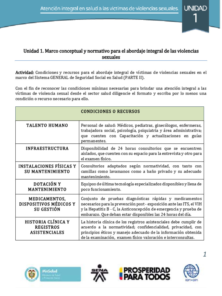 Abordaje Integral de Víctimas de Violencias Sexuales | PDF ...
