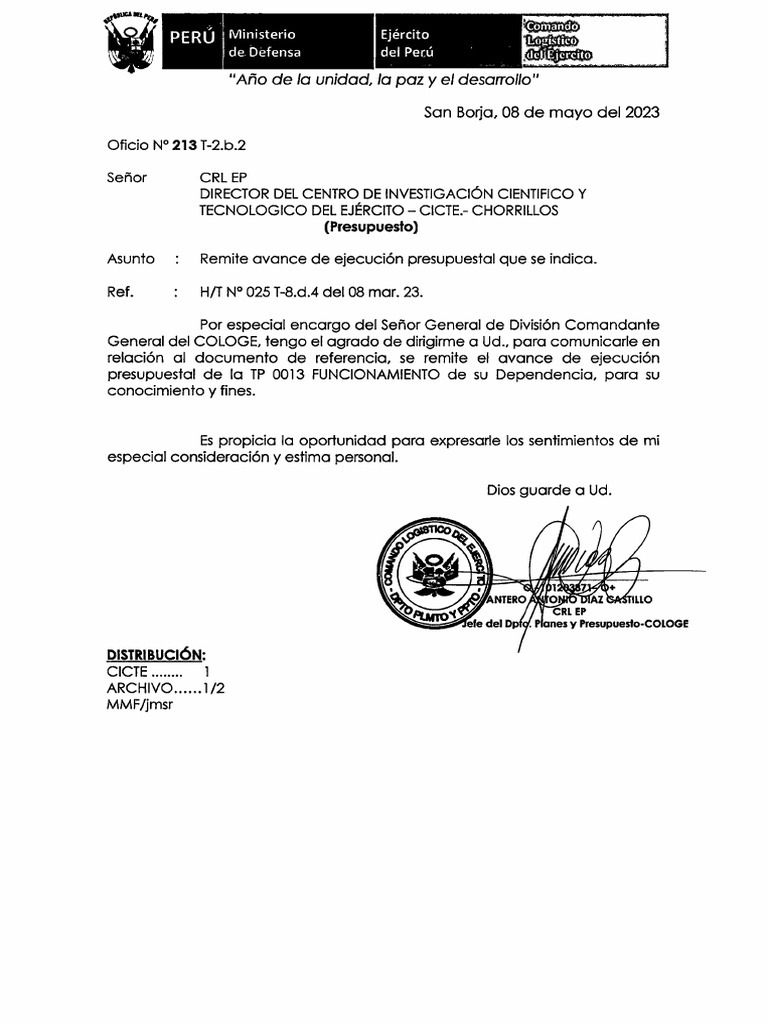 Avance Ejec | PDF