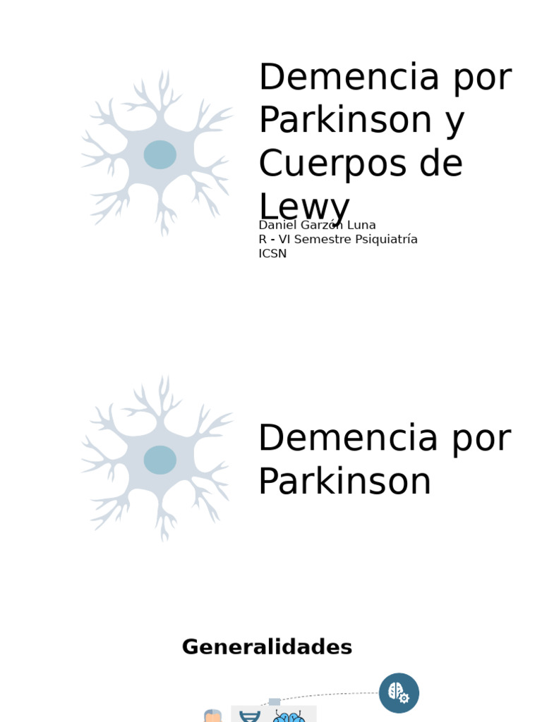 Demencia Por Parkinson y Cuerpo de Lewy | PDF | Enfermedad de Parkinson ...
