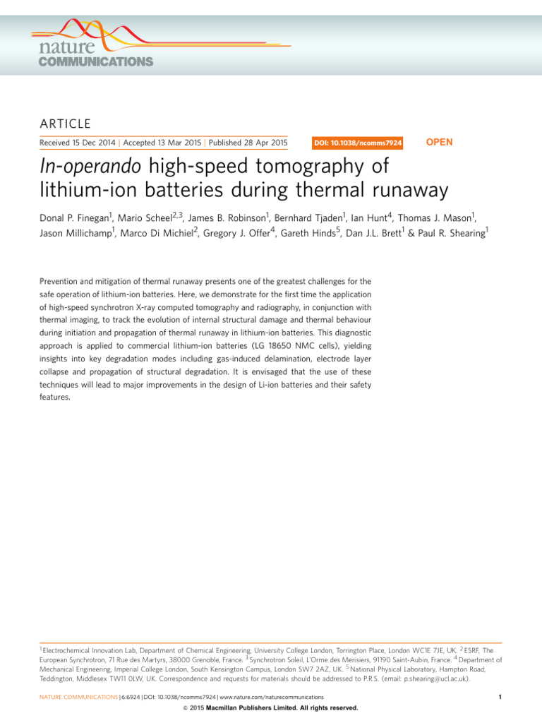 Destruction Batterie Li-Ion | PDF | Lithium Ion Battery | Materials