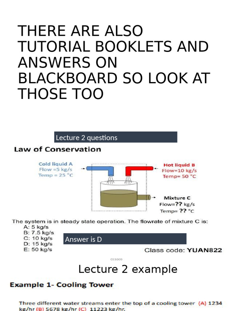 Lecture 2 Solutions and Examples | PDF
