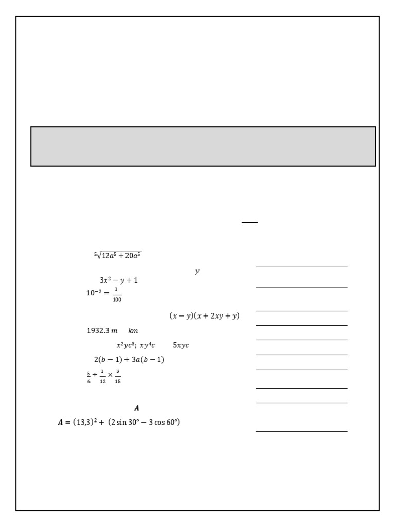 Year 1 Mathematics Worksheet 3 | PDF