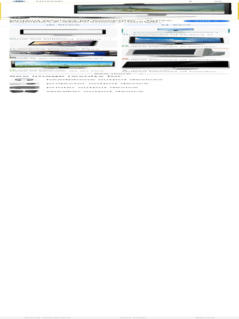Monitor Output Devices - Google Search | PDF