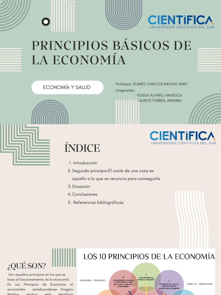 Semana 1 - Economía y Salud | PDF | Comportamiento | Costo de oportunidad