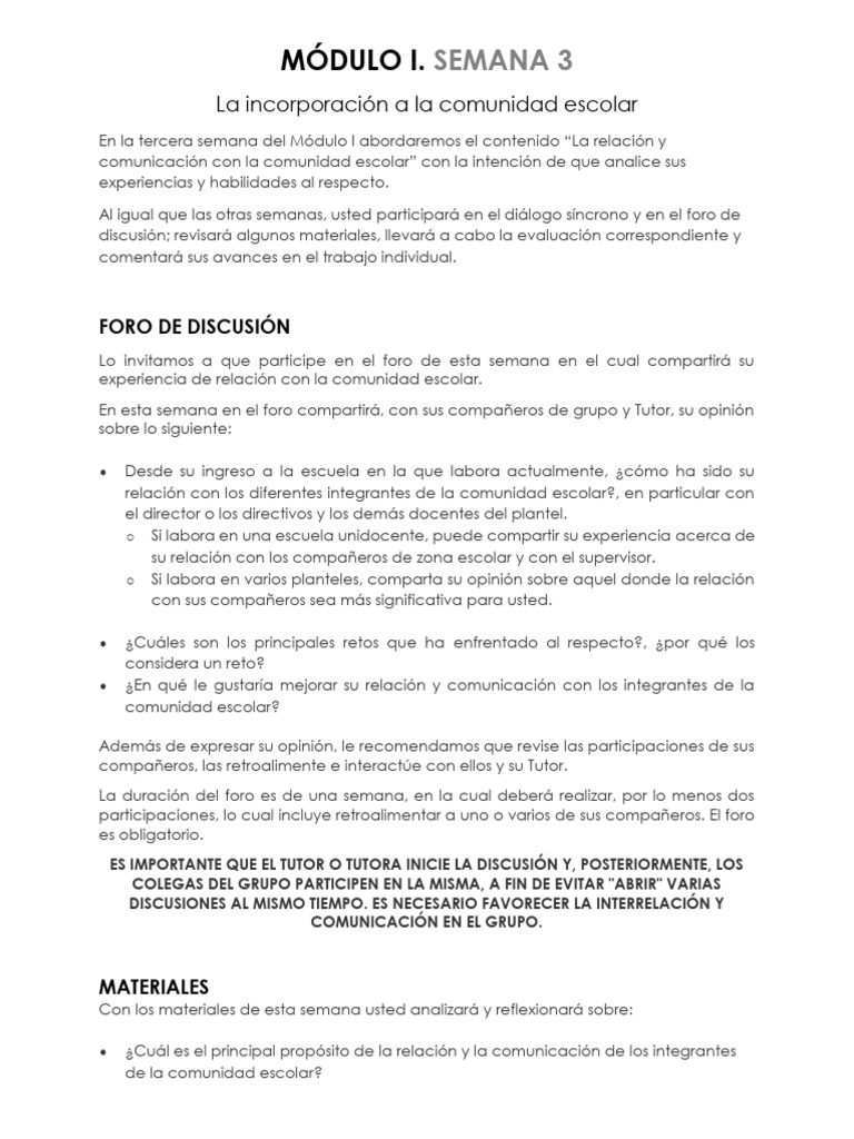 Modulo 1 - S3 | PDF | Aprendizaje