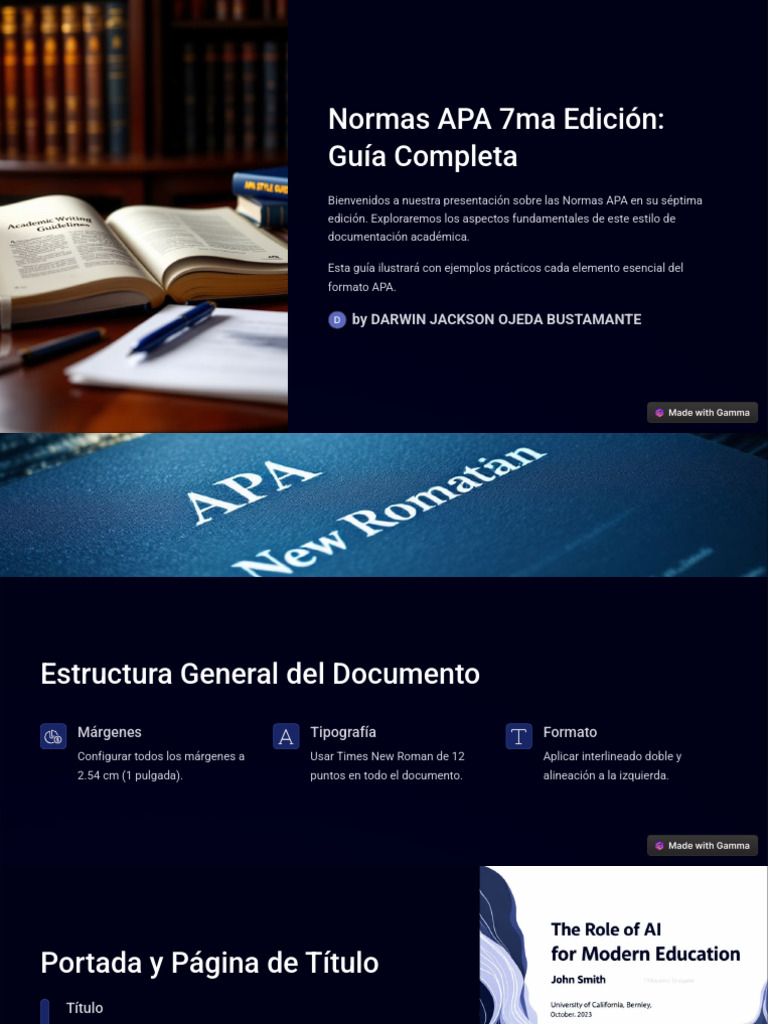 Normas APA 7ma Edicion Guia Completa | PDF | Estilo apa | Citación